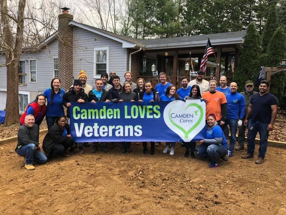 Camden Cares. Camden is committed to helping our communities, residents, and our team members. 