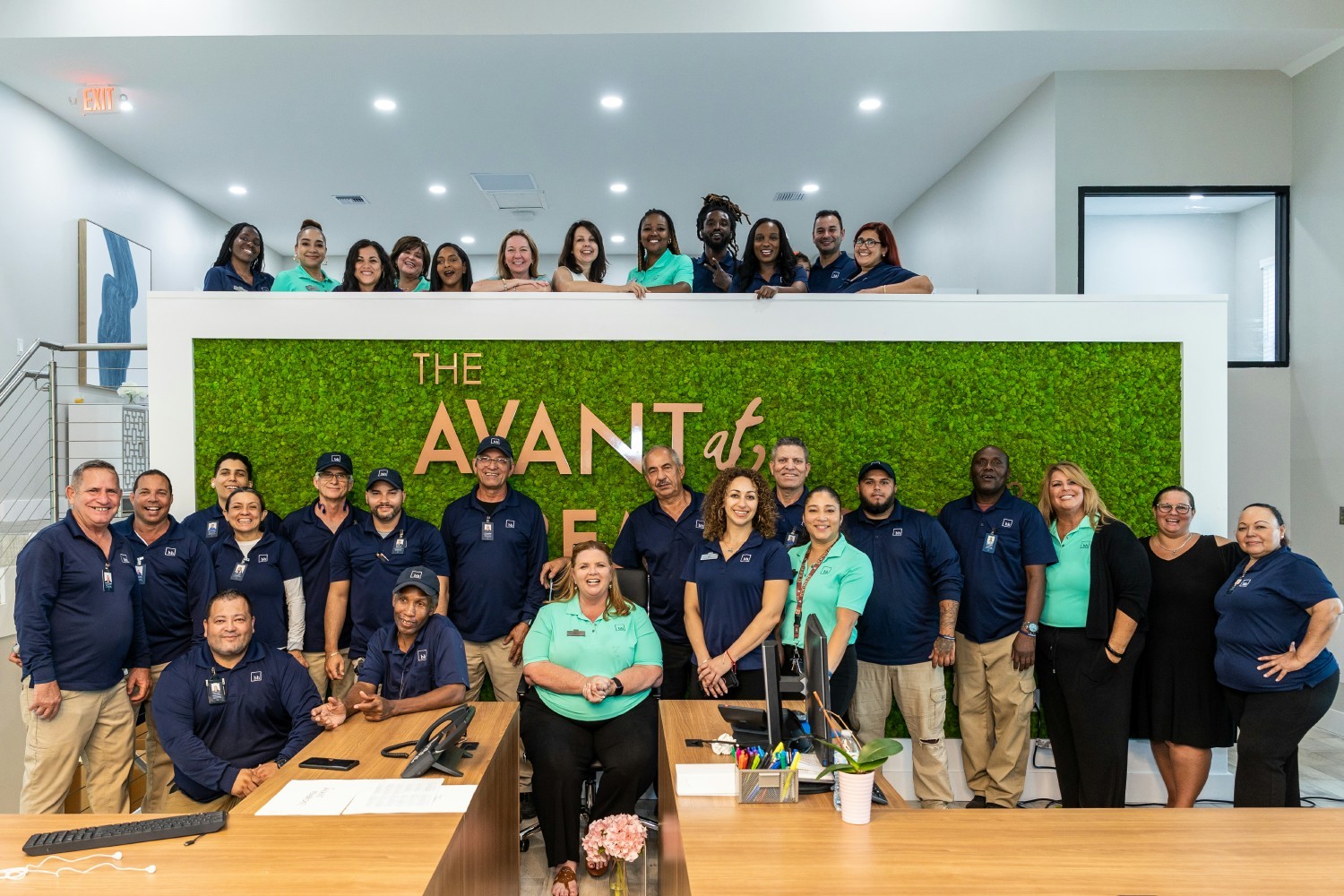 The team at the Avant at Pembroke Pines in FL celebrates the completion of a $30M renovation project.
