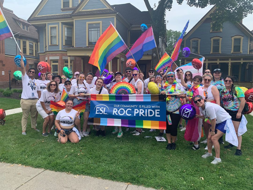 ESL Employees Celebrate Pride in Rochester!
