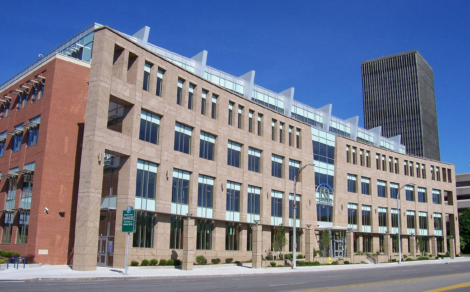 ESL Federal Credit Union's beautiful corporate headquarters in downtown Rochester. 