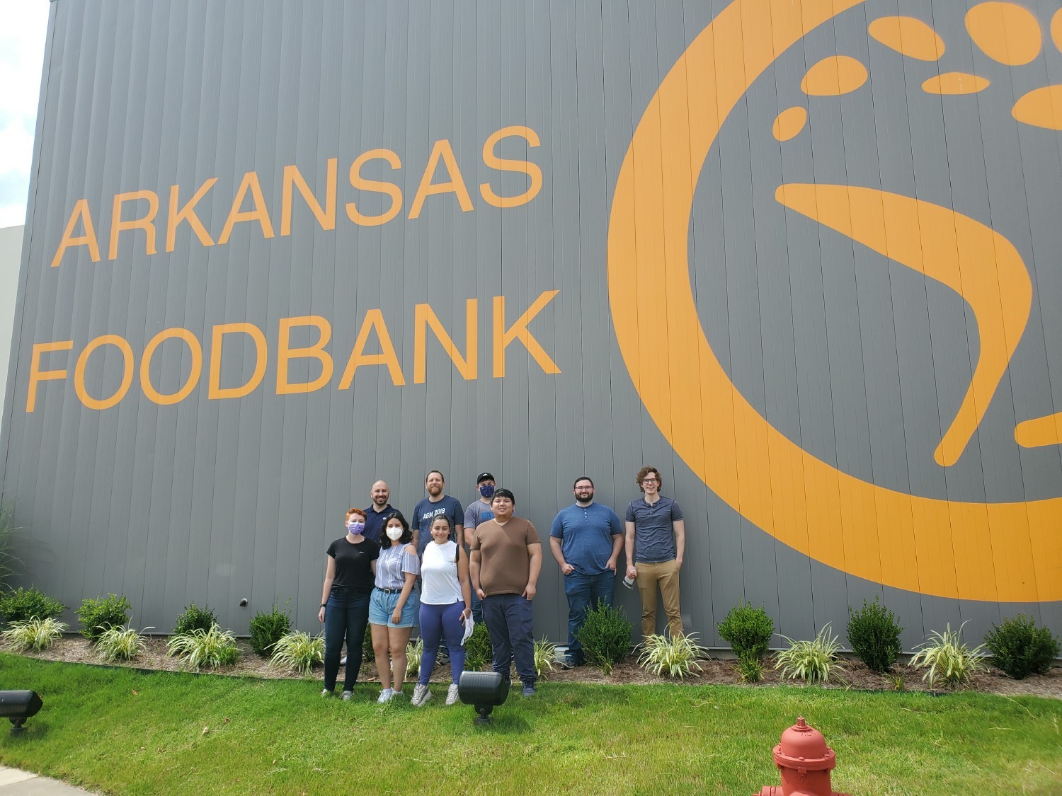 Volunteering with the Arkansas Food Bank