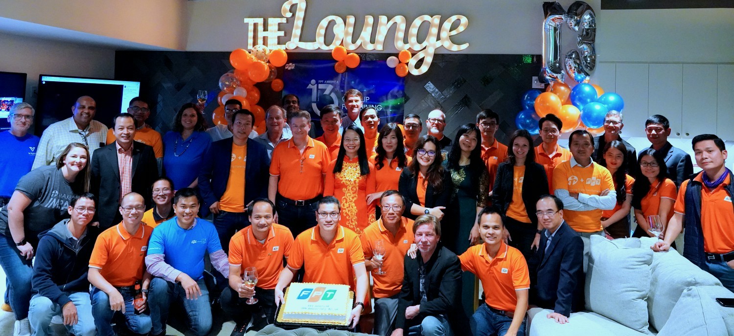 FPT USA Corporation in the 13th anniversary in our company's Lounge