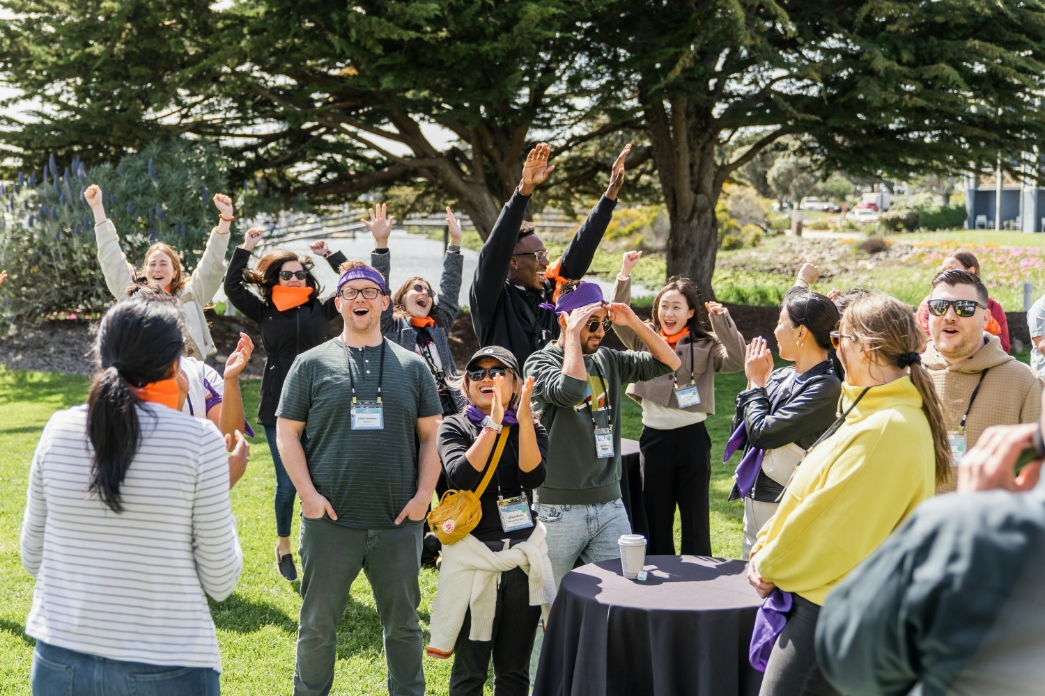 Thumbtack employees attending offsite event in Berkeley, CA. 