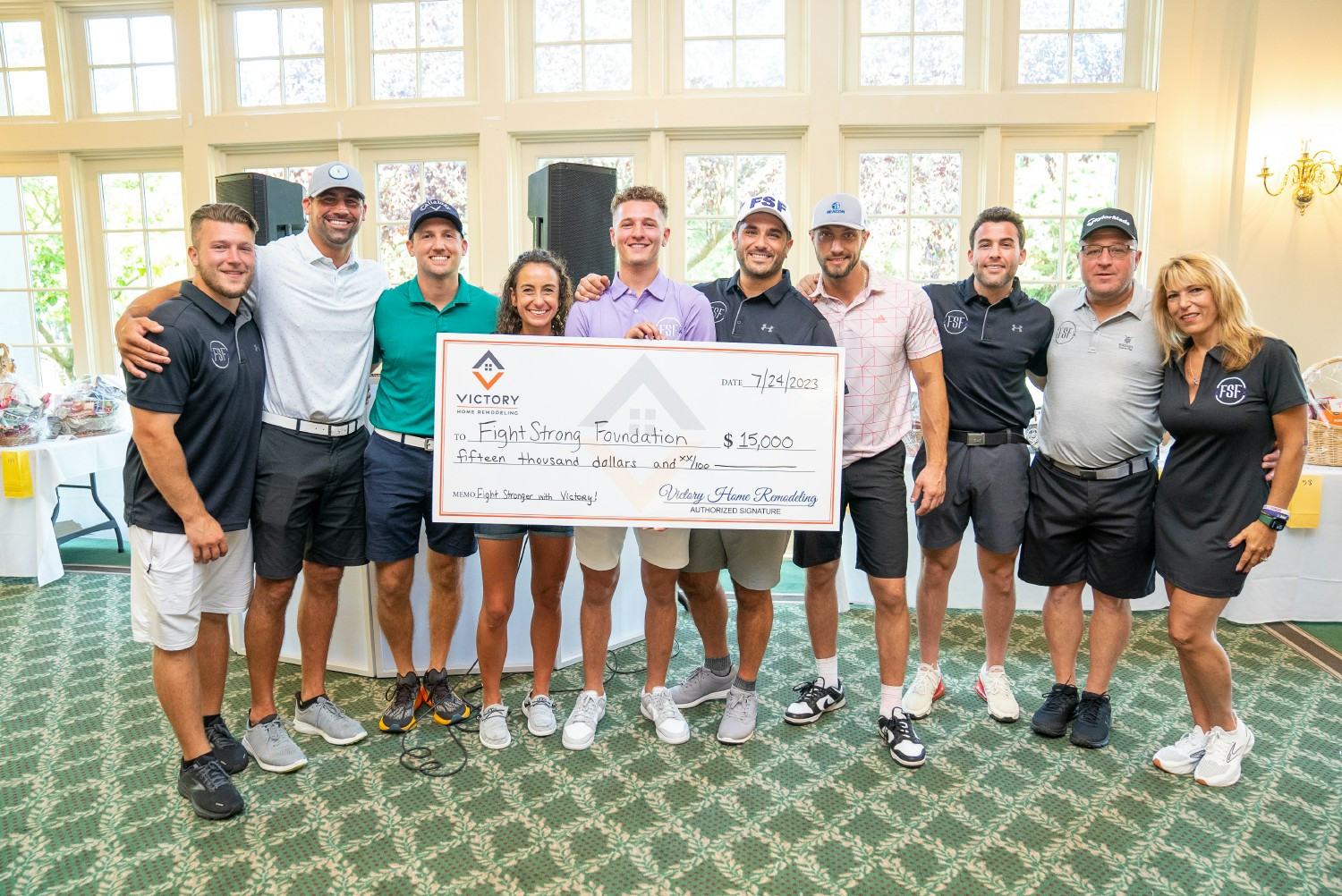 Victory partnered with FightStrong Foundation for their annual golf outing. 