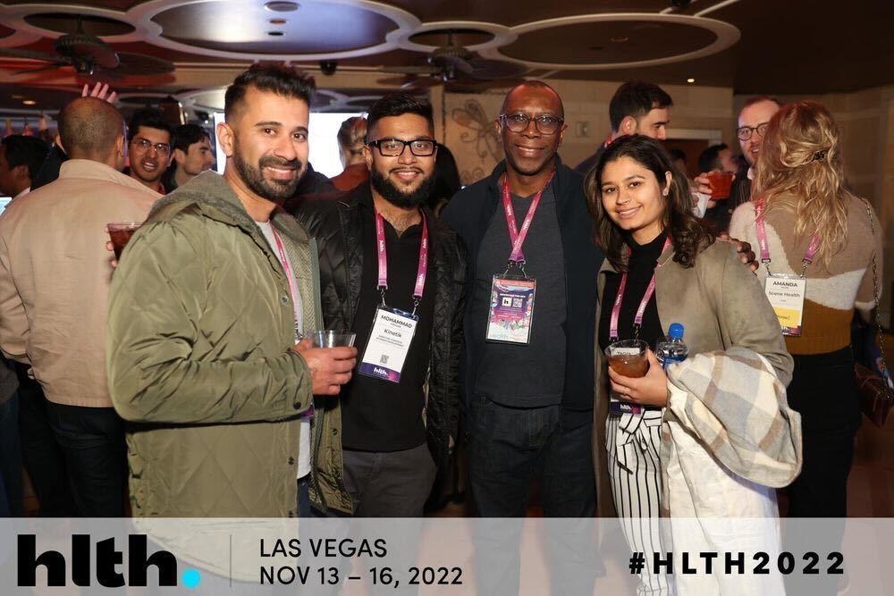Kinetik team at the 2022 HLTH conference