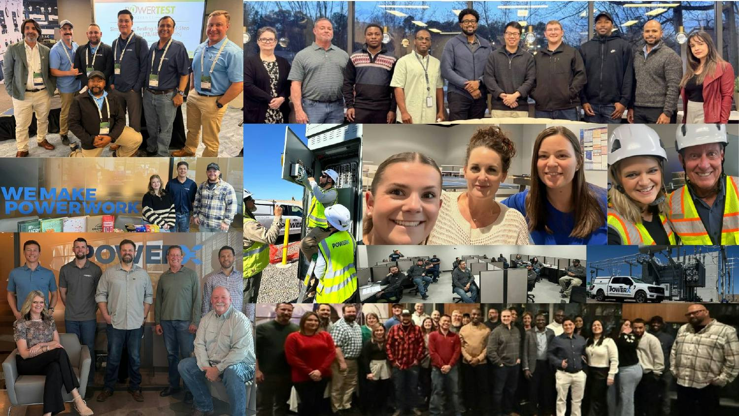 The POWERX family...from job sites & training, to celebrations, & care packages for our deployed veterans.