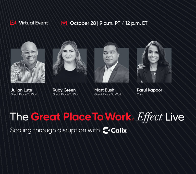 The Great Place To Work Effect Live