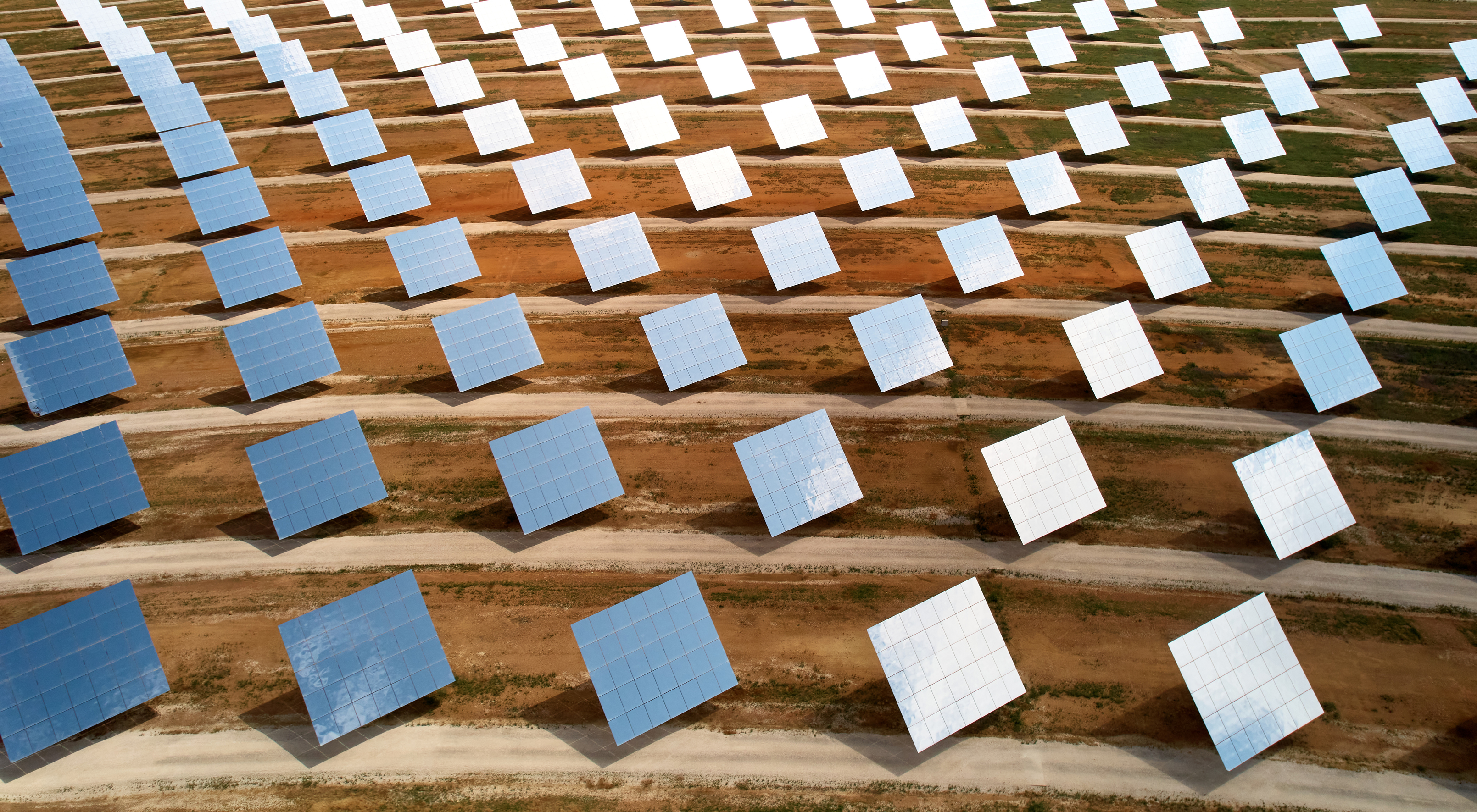 a solar farm in Spain