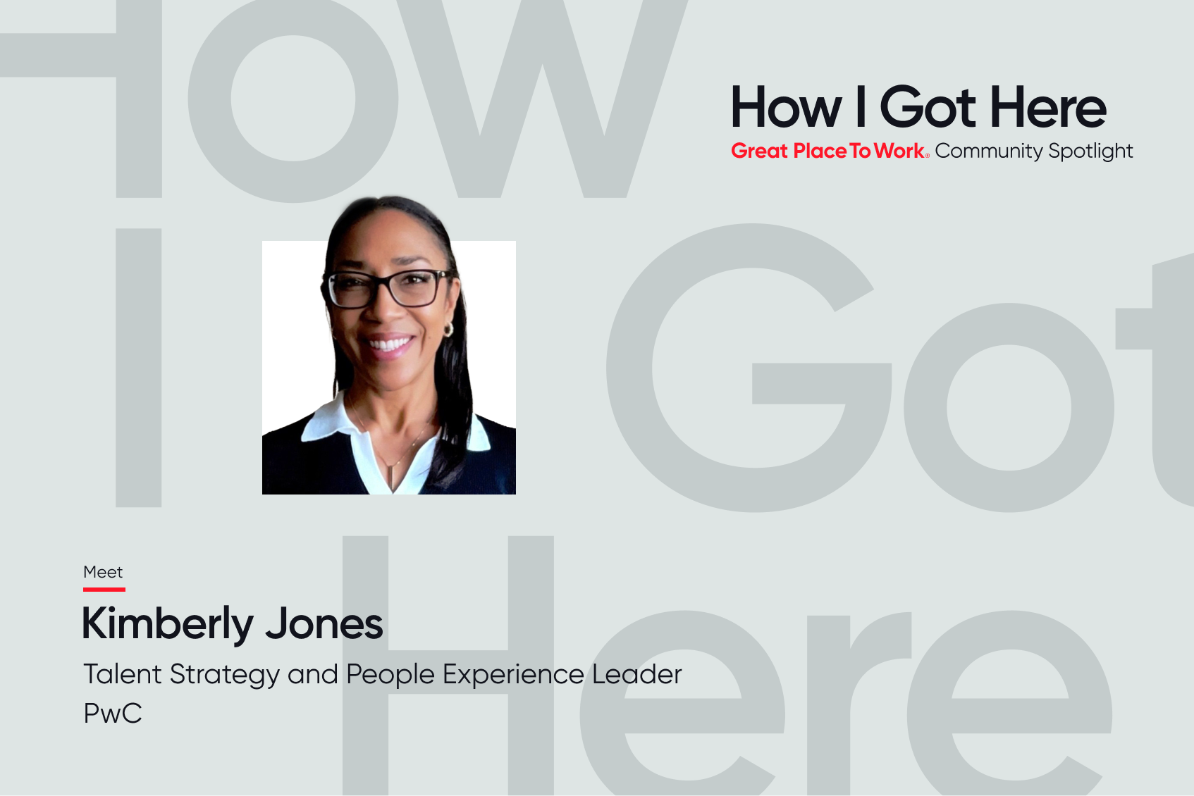 How PwC’s Kimberly Jones Transitioned From Finance to HR