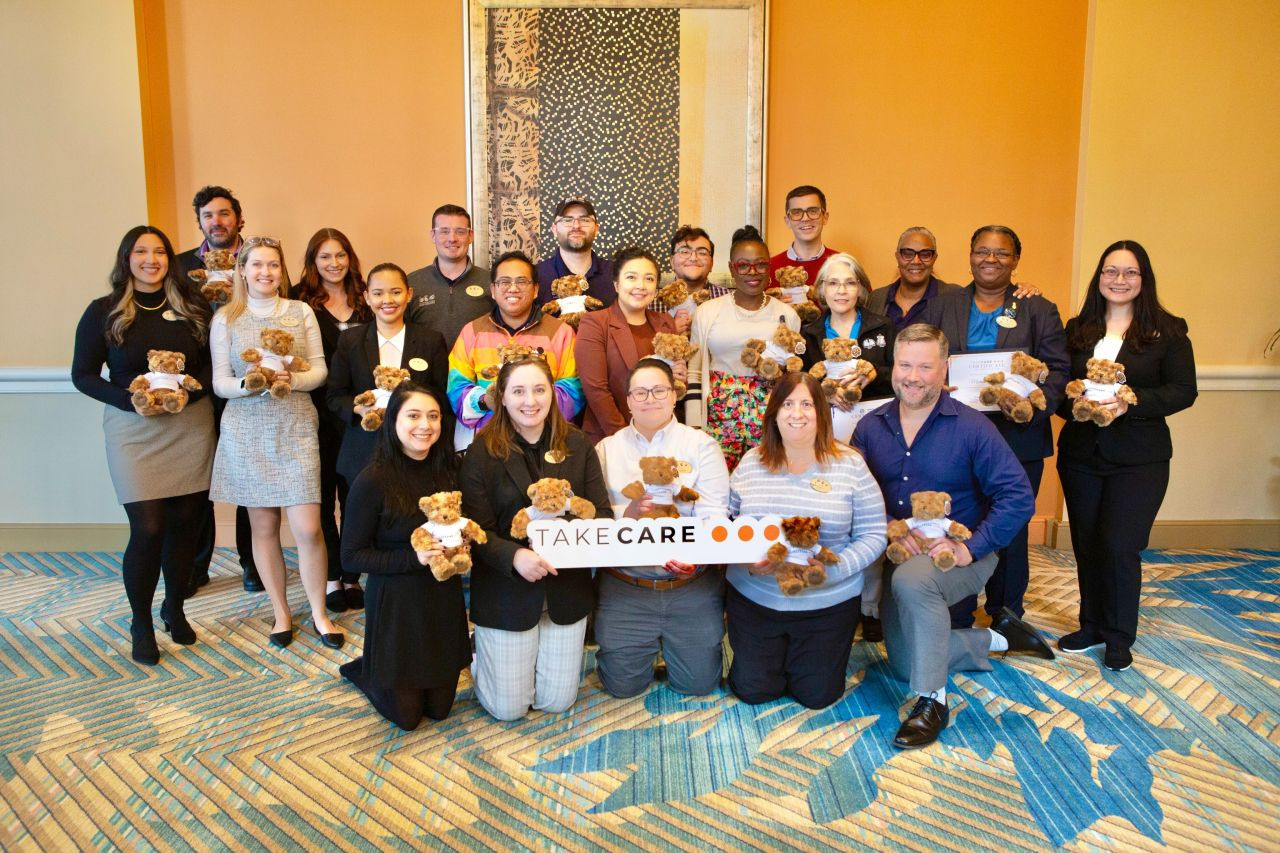 TakeCare champions at Marriott’s Walt Disney World Swan and Dolphin are celebrated with a team lunch.
