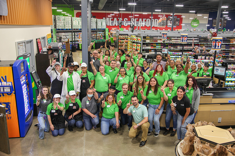BGC partners show their pride at Super 1 Foods. 