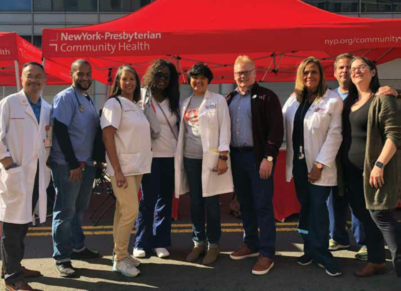NYP connects community residents with medical and behavioral health care through a variety of community health programs.