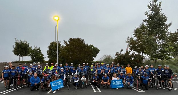 Wescom participated in the Bike MS Bay to Bay 100-mile ride to raise more than $178,000 for the National MS Society