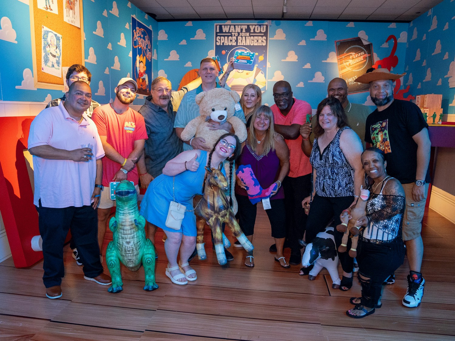 Teammates enjoy celebrating together at our annual Employee Appreciation Party, where this year's theme was Toy Story.