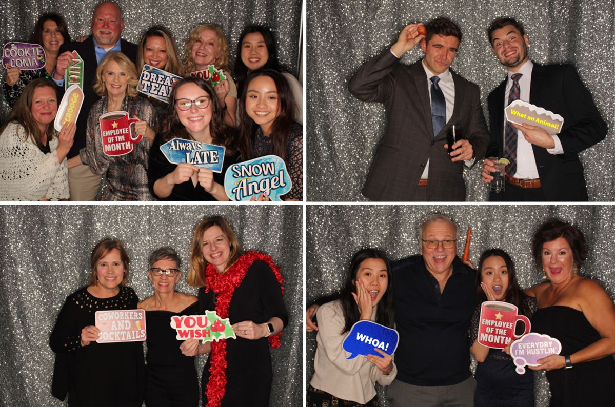 FUN WITH OUR WORK FAMILY - HOLIDAY PARTY PHOTO BOOTH