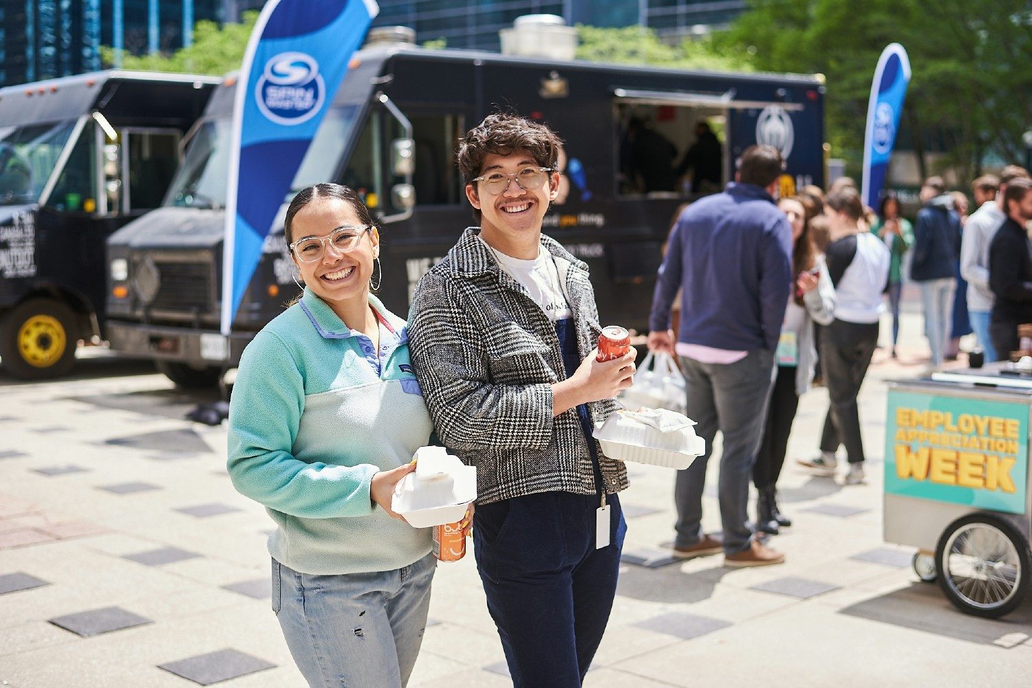 Employee Appreciation Week offers food trucks, games, speakers, yoga, contests, and more for company-wide fun.