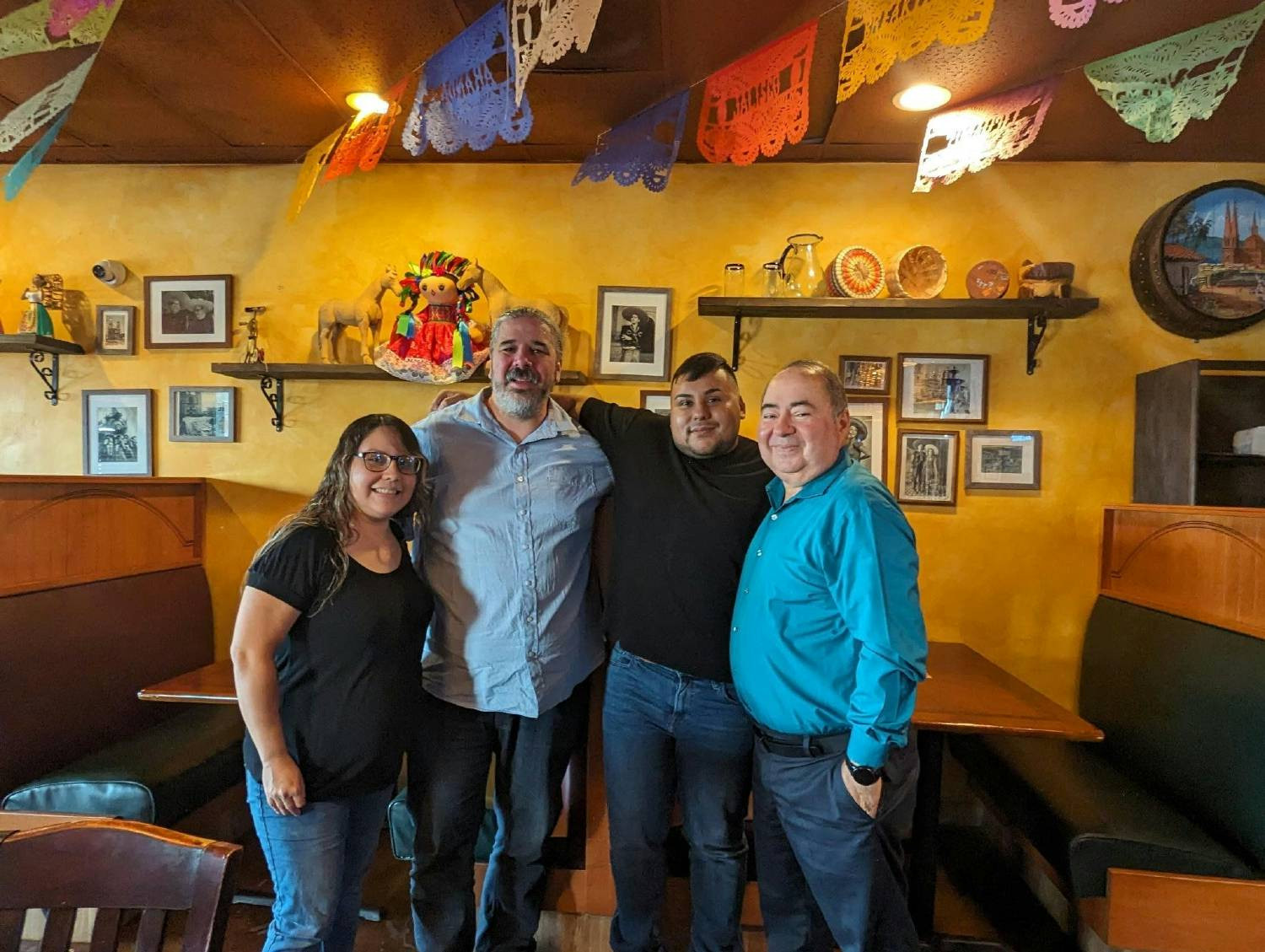 Southern Border Team (Texas staff) enjoying dinner during the Laredo Trade Days conference