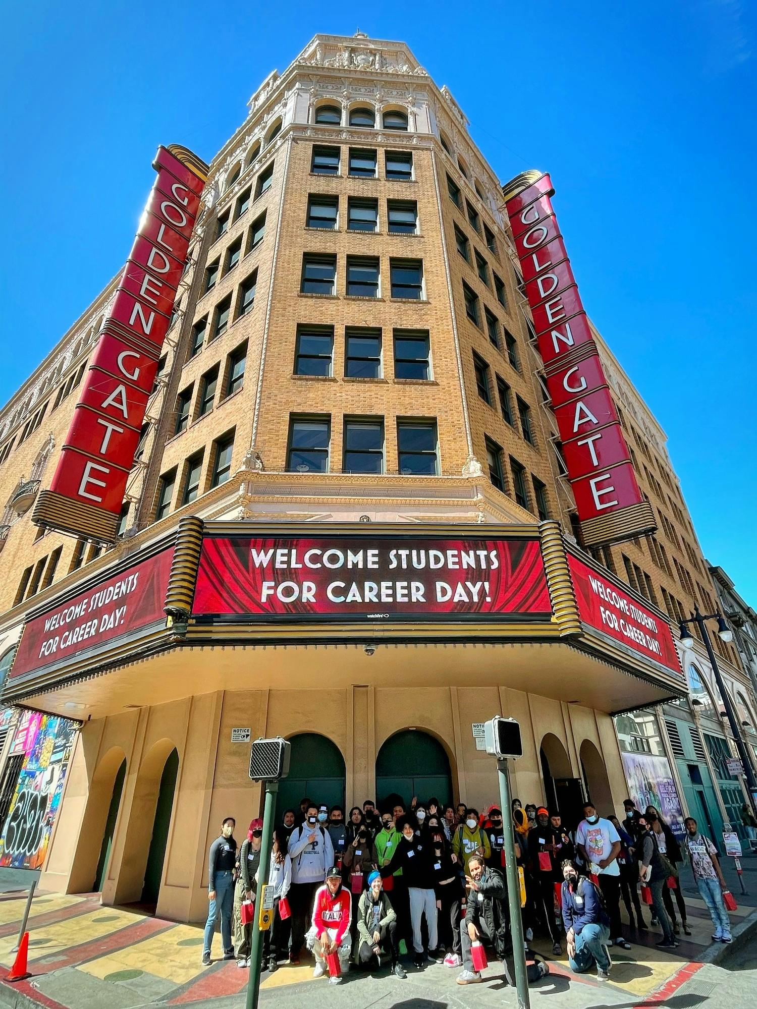 World Theatre Day, welcoming students to the Golden Gate Theatre