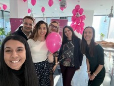 Employees in Bulgaria celebrating our World's Best workplace achievement