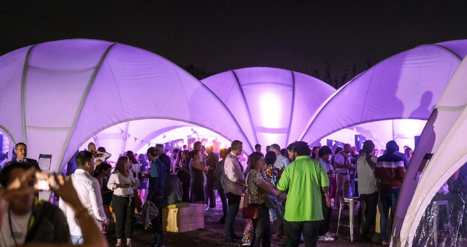 Soirée de kick-off dans notre jardin