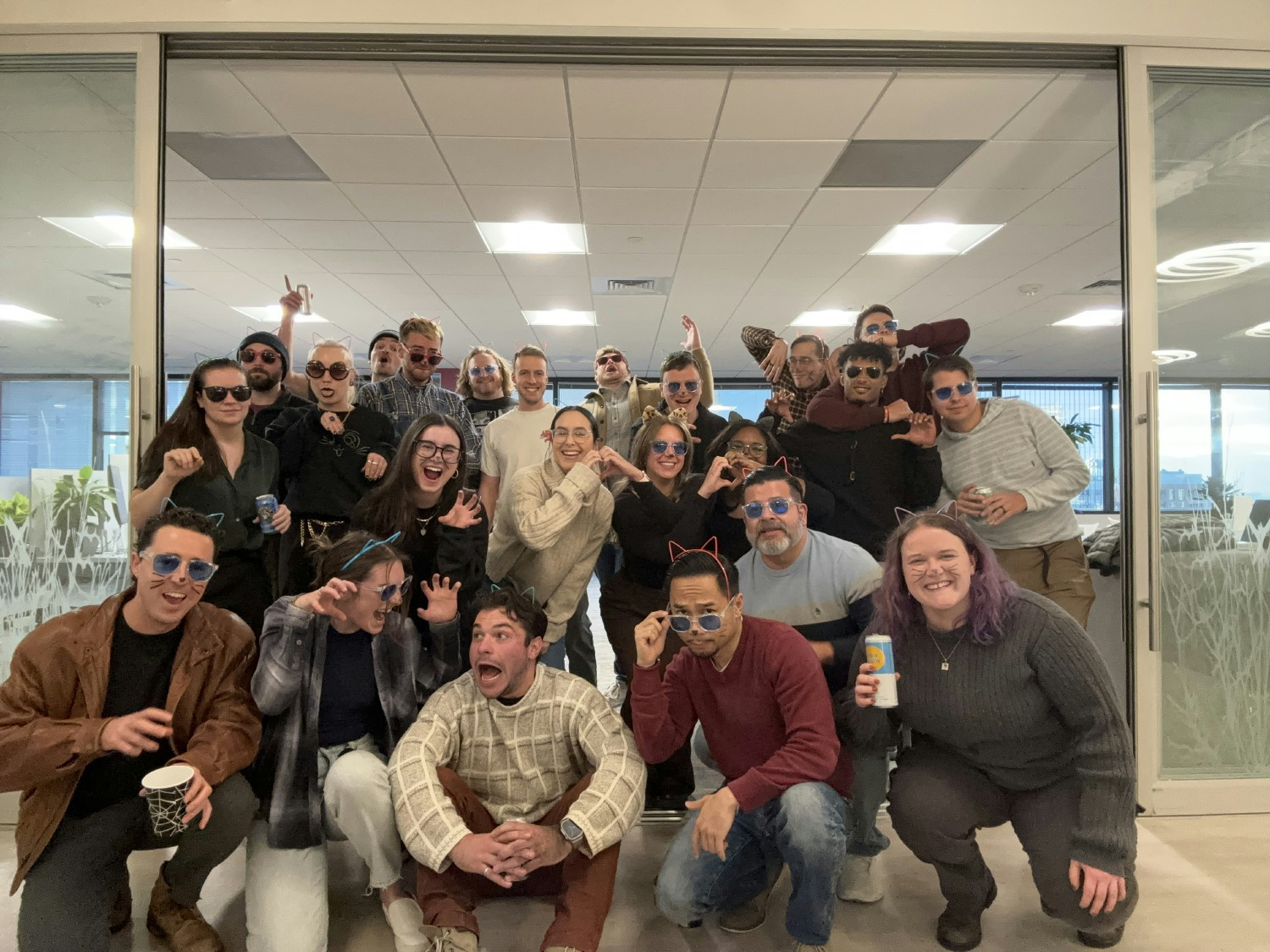 Denver team's Halloween Party