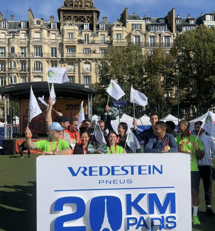 Les équipes Balt monde se sont mobilisées pour une course de 20 kilomètres le 13 octobre. 