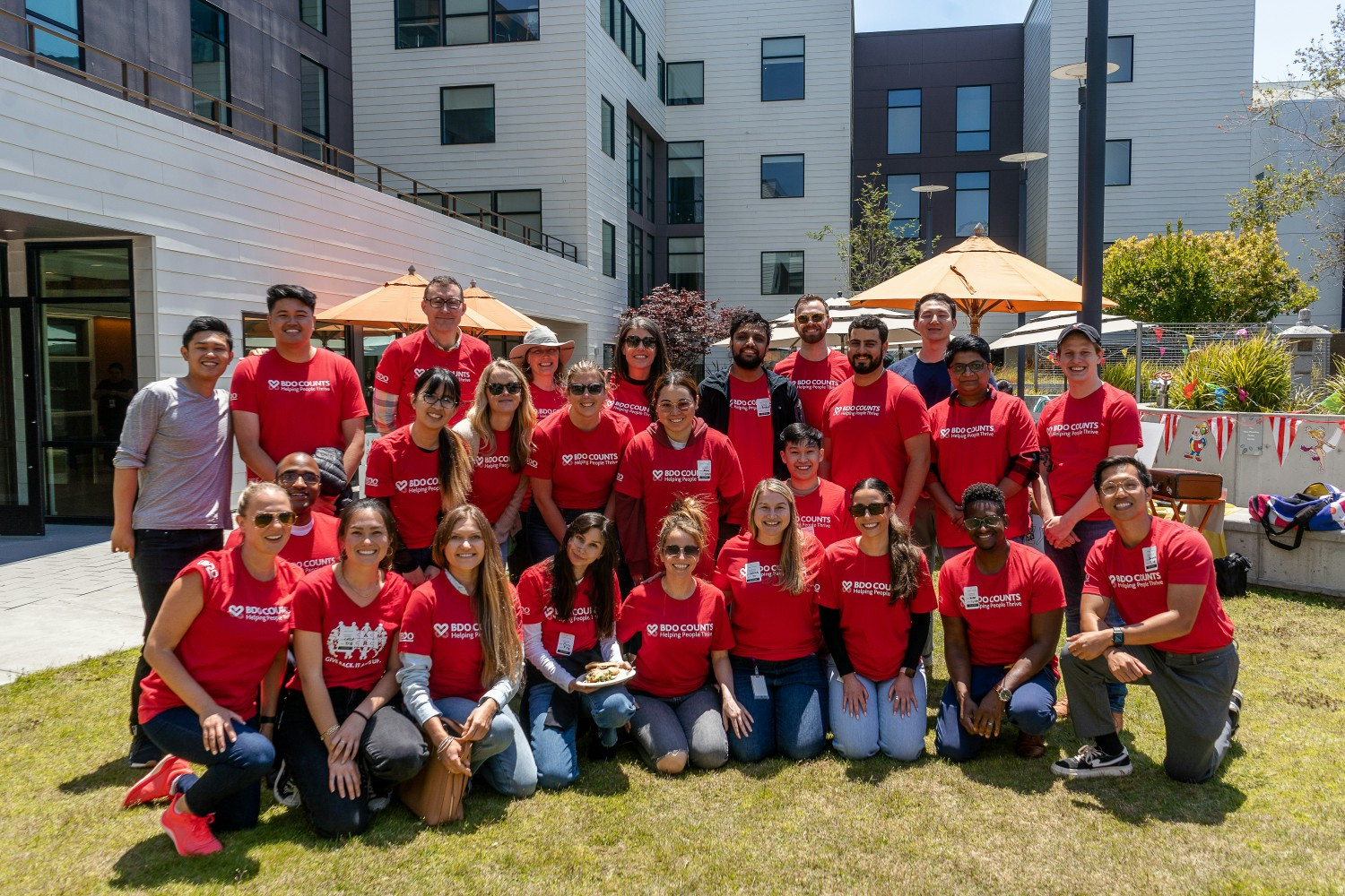 BDO Counts volunteers at Family House in San Francisco