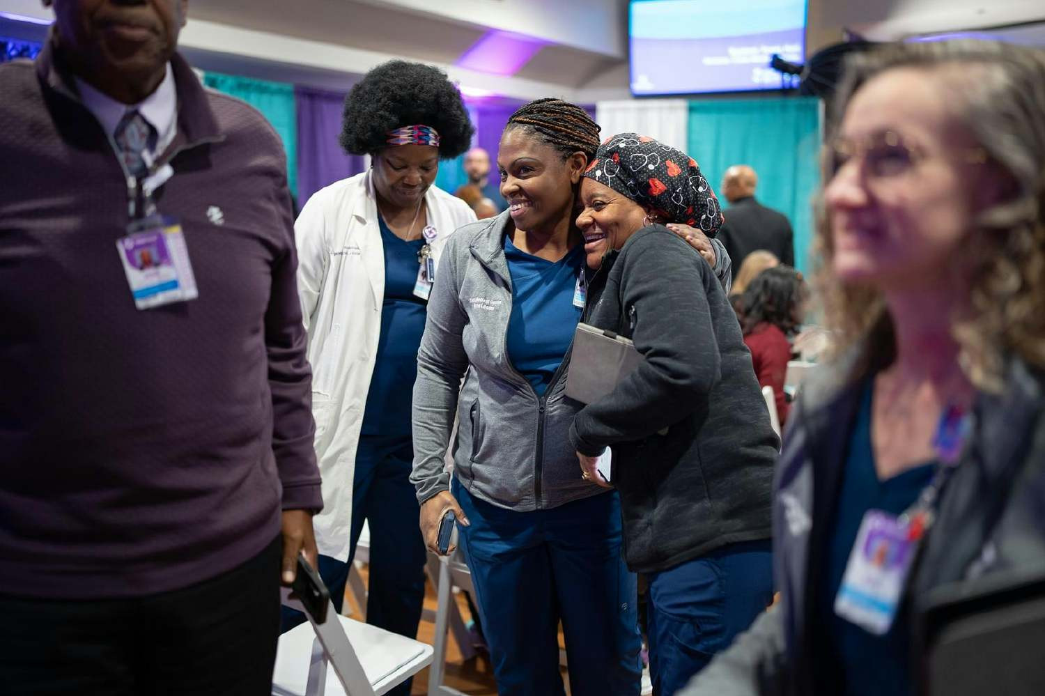 We honor every voice! Wellstar team members participate in a System Town Hall