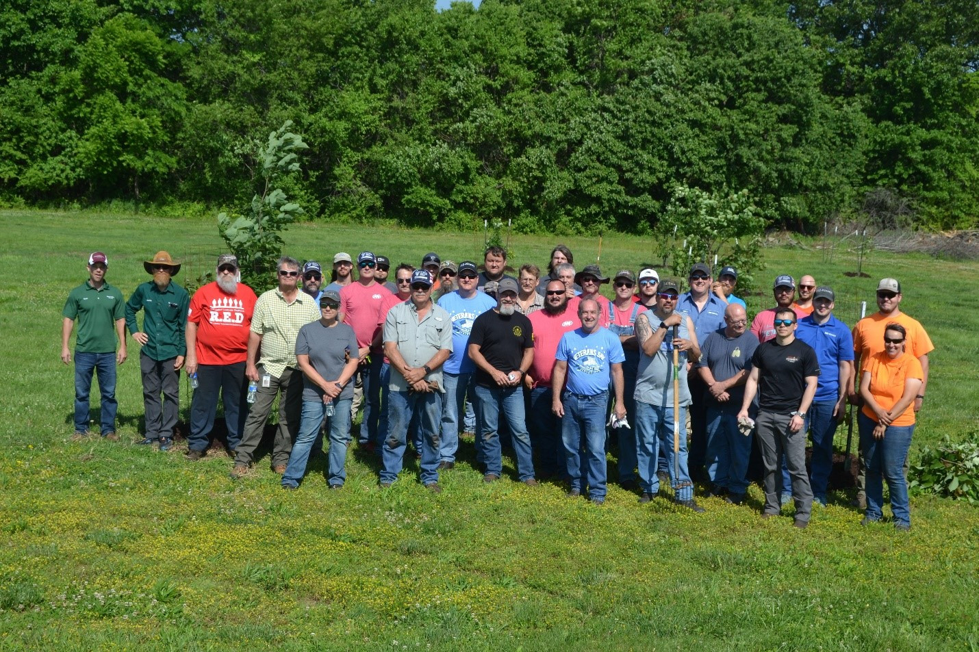 Ingersoll Rand employees in Missouri honored our country’s veterans by planting trees during Memorial Day weekend 2024.