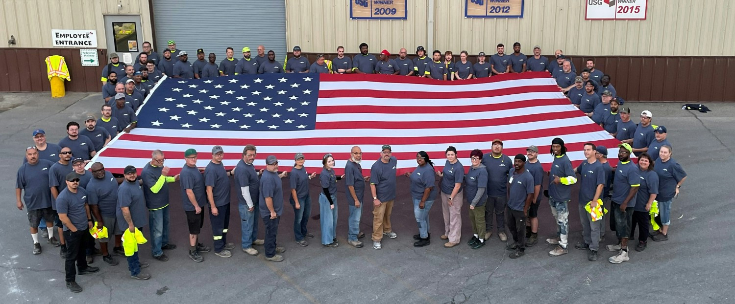 USG employees participate in USG’s Defend the Rock Patriot Day Walk.  Defend the Rock focuses on supporting veterans.