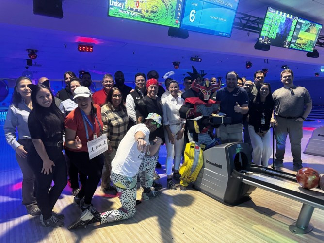 Spooky strikes and eerie excitement at our annual Halloween bowling party!