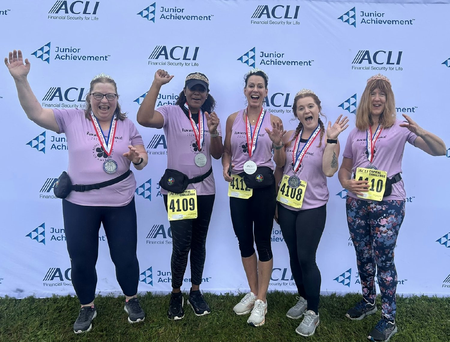 Royal Neighbors employees proudly cheered after completing the American Council for Life Insurers (ACLI) 5K Challenge!