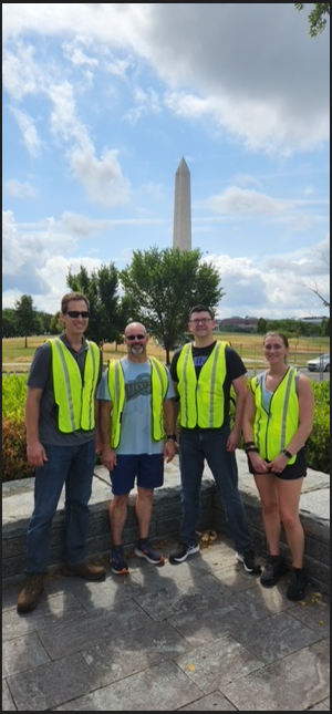 Our Veteran ERG's commitment to community service took them to the National Mall for monument cleanup.