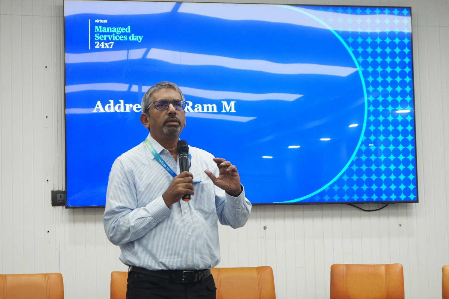 Speech by Ram M., EVP and CTO, Virtusa, at Managed Services Day celebrations in Chennai office.