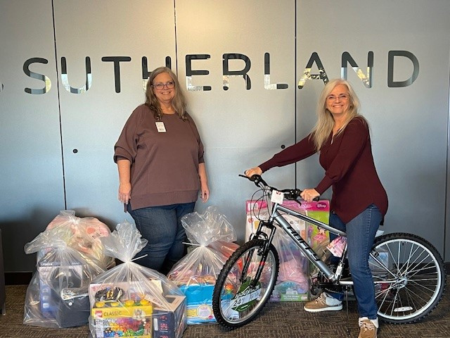 Spreading Joy: Sutherland Team Collects Gifts and Bicycles