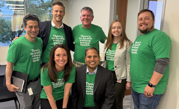 US Employees at Mental Health Awareness Month Celebration