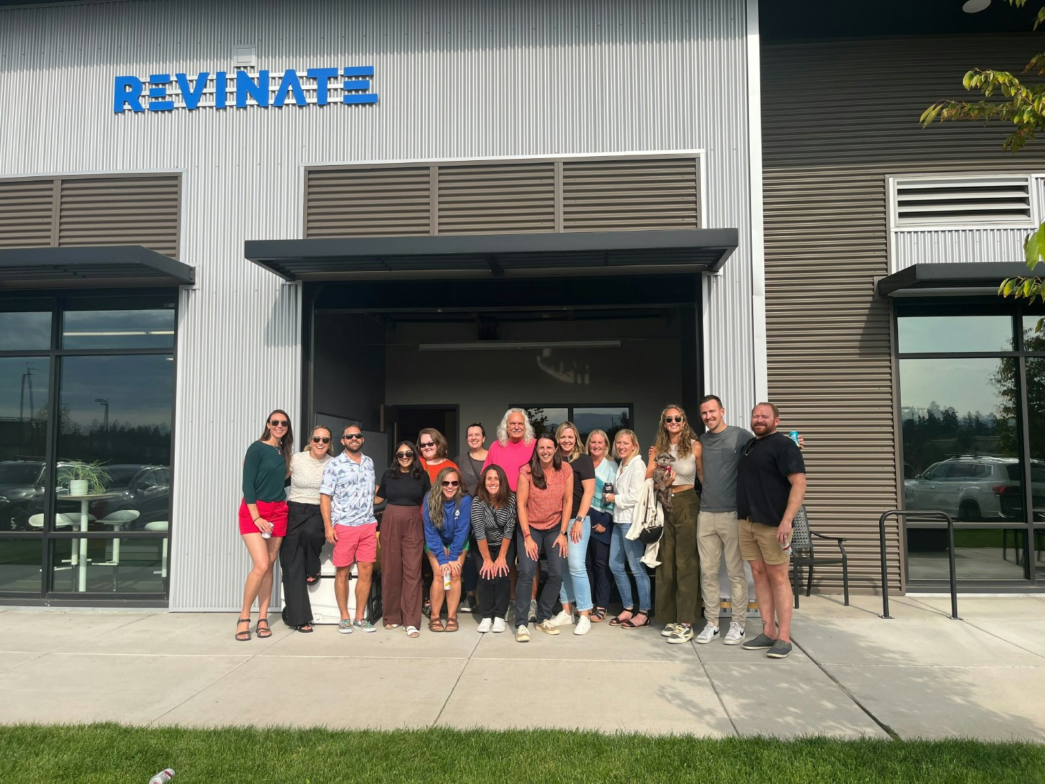 Revinators enjoying Happy Hour at our Headquarters in Bend, Oregon. 