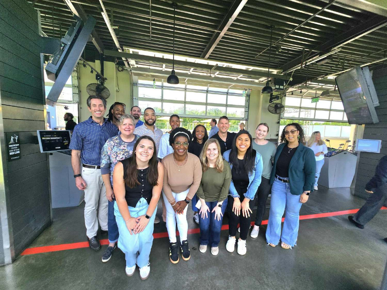 Our CEO joined employees at Topgolf—showcasing connection, approachability & our people-first culture.