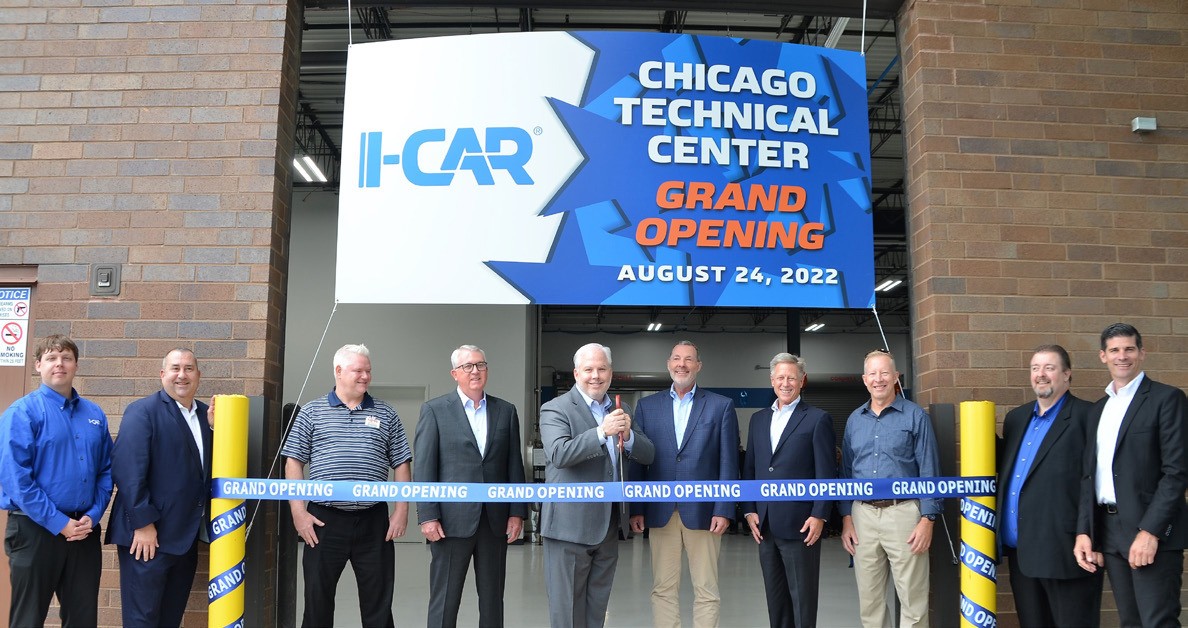 Grand opening of I-CAR's new world class purpose-built research and development facility, the Chicago Technical Center.