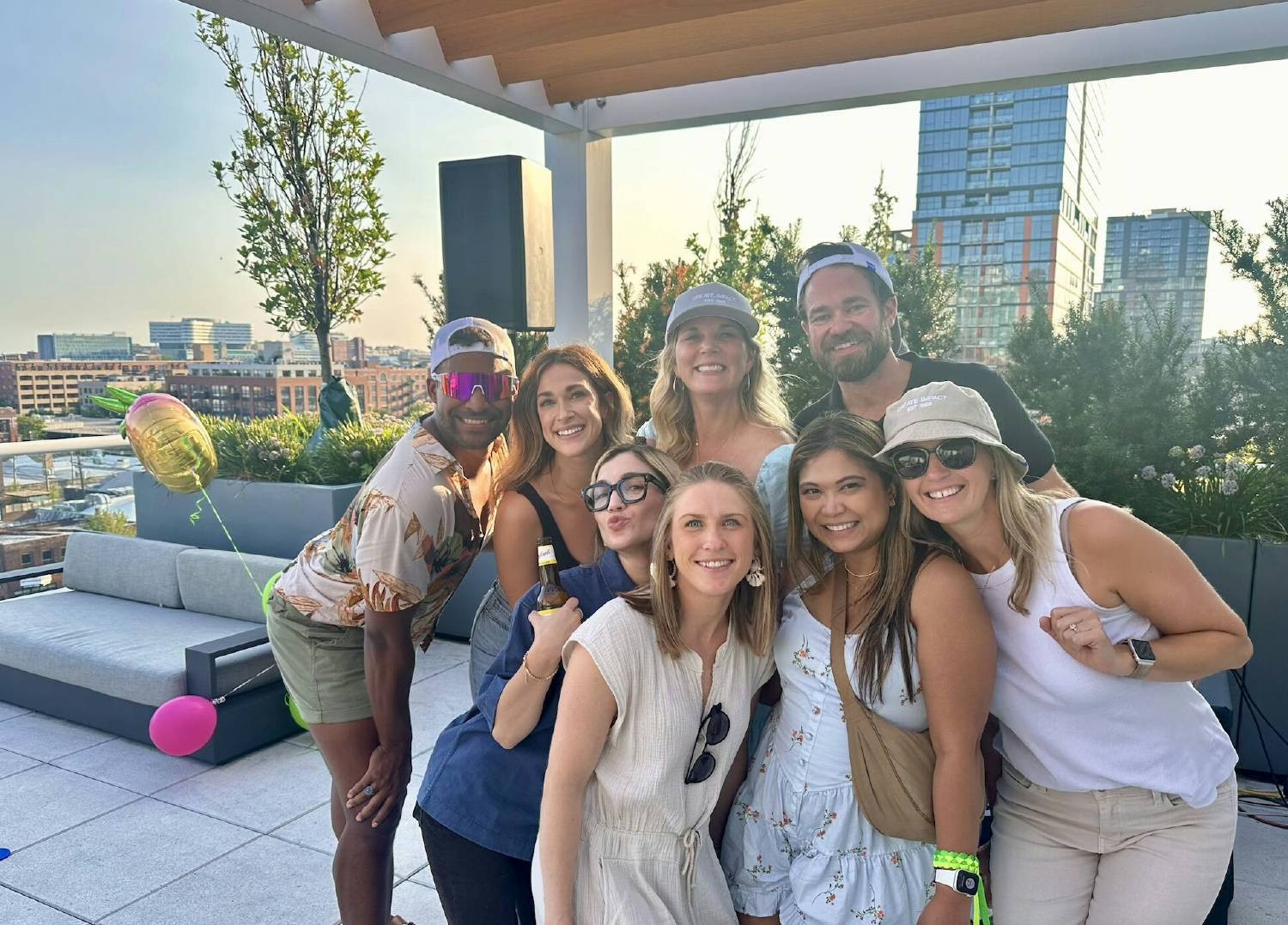 Summer Party fun on the rooftop! 