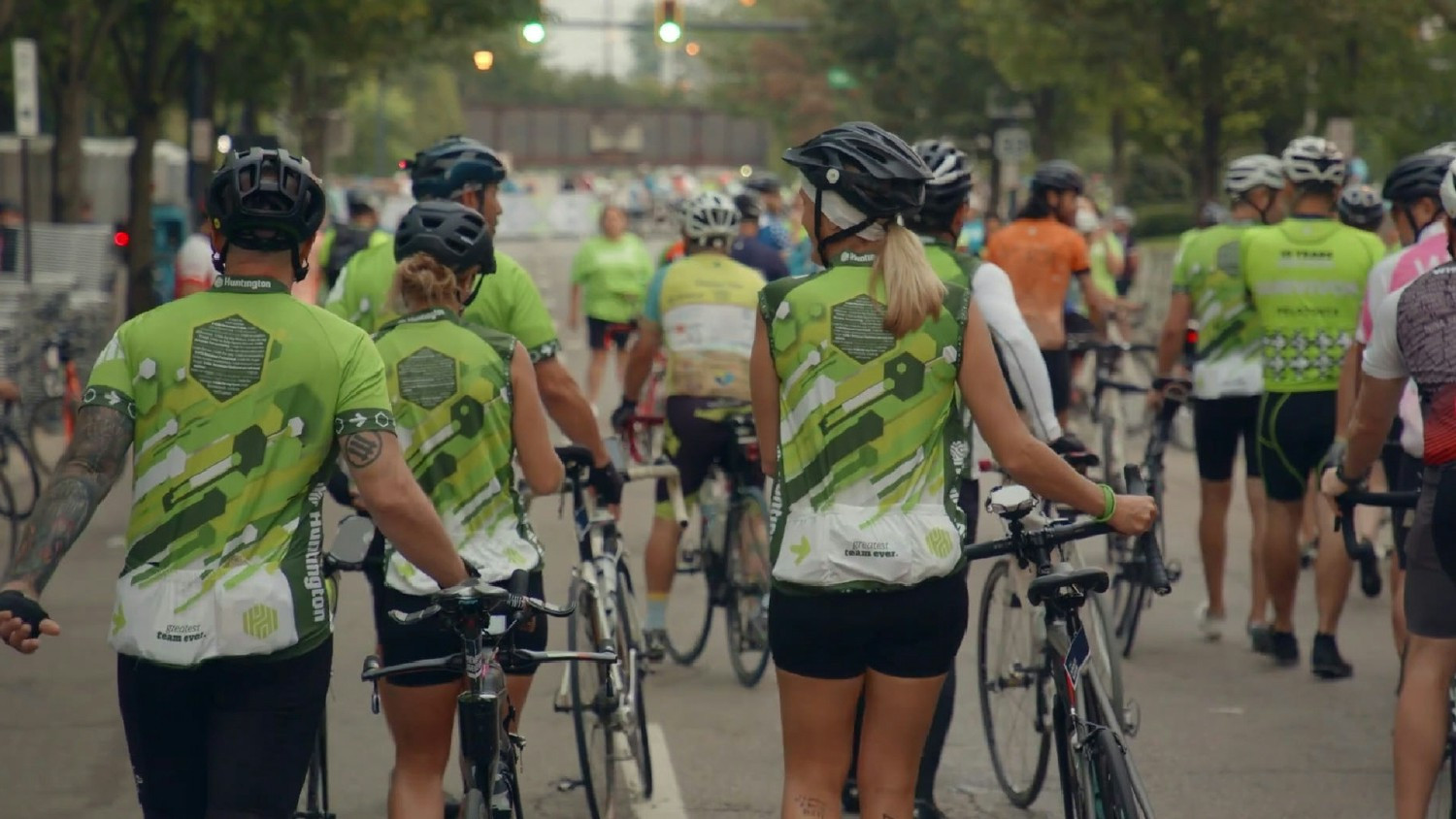 2022 Colleagues gearing up to ride for Pelotonia for Huntington! 