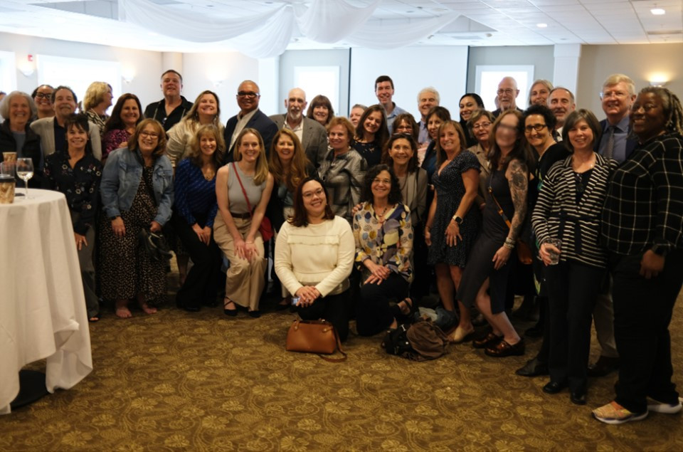 AHP staff, past and present gathered for the memorial of AHP founder Neal Shifman, who passed August 2023. 