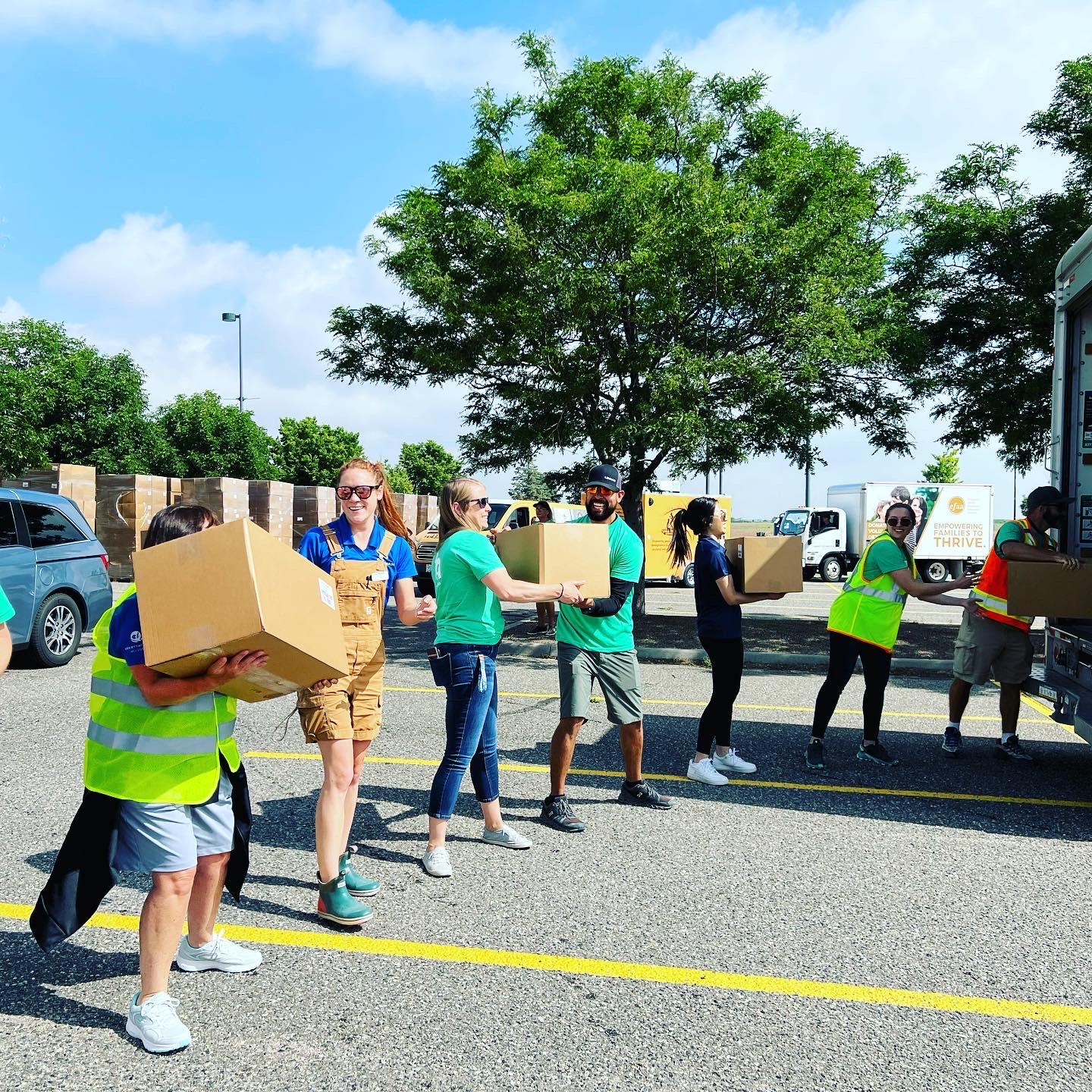 As part of our Focused Acts of Caring, Associates donate school supplies, uniforms, backpacks, and educational toys.