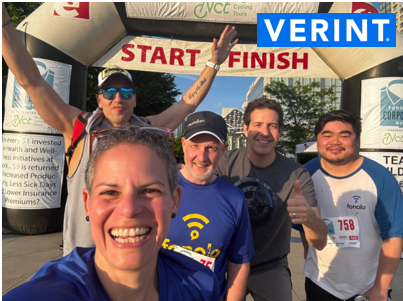 Verinteers participating in the Toronto Corporate Run