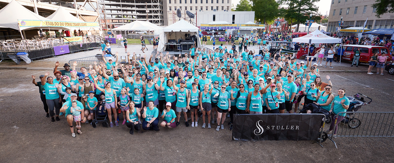 Team Stuller represented the largest team at the 2023 Festival International 5k 