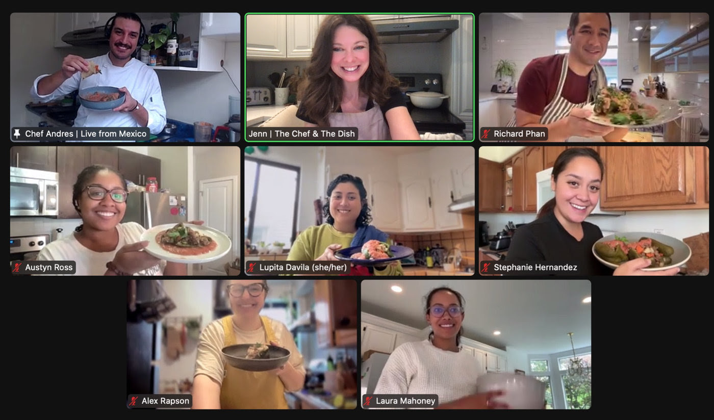 Remote Connection: Cooking Class