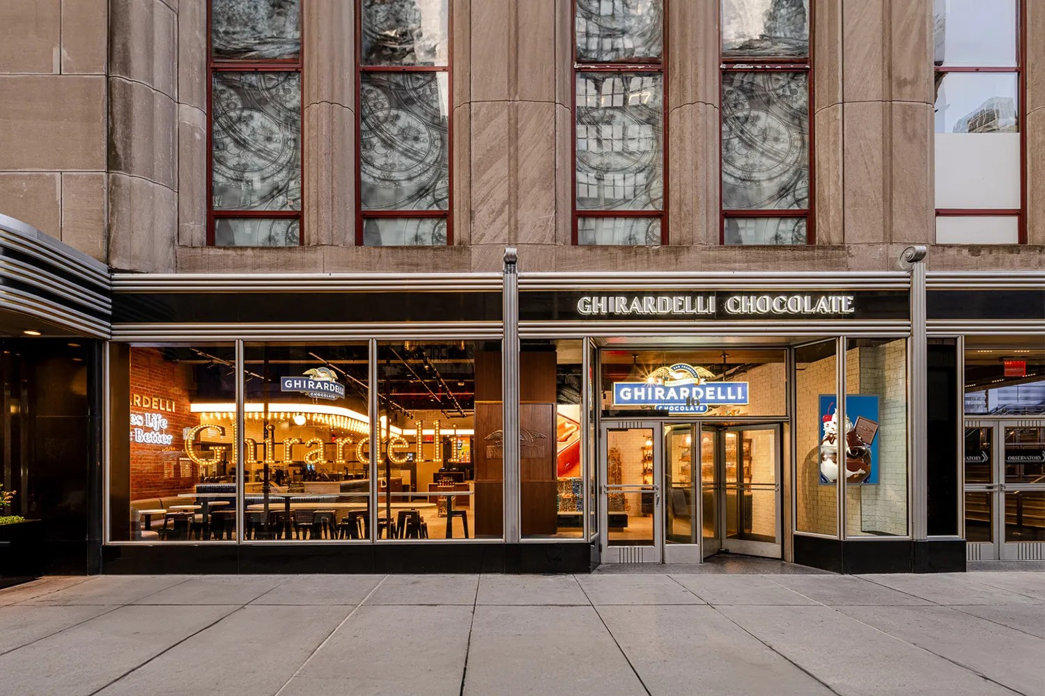 Ghirardelli continues to grow! We opened our newest store in the iconic Empire State Building in NYC this year!