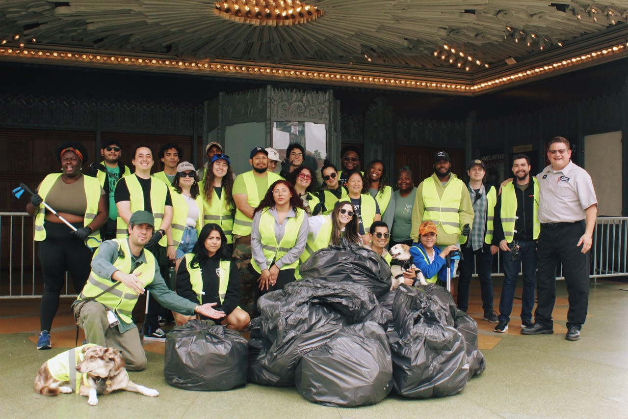 Live Nation employees volunteer during Earth Month at Live Nation venues across the country.