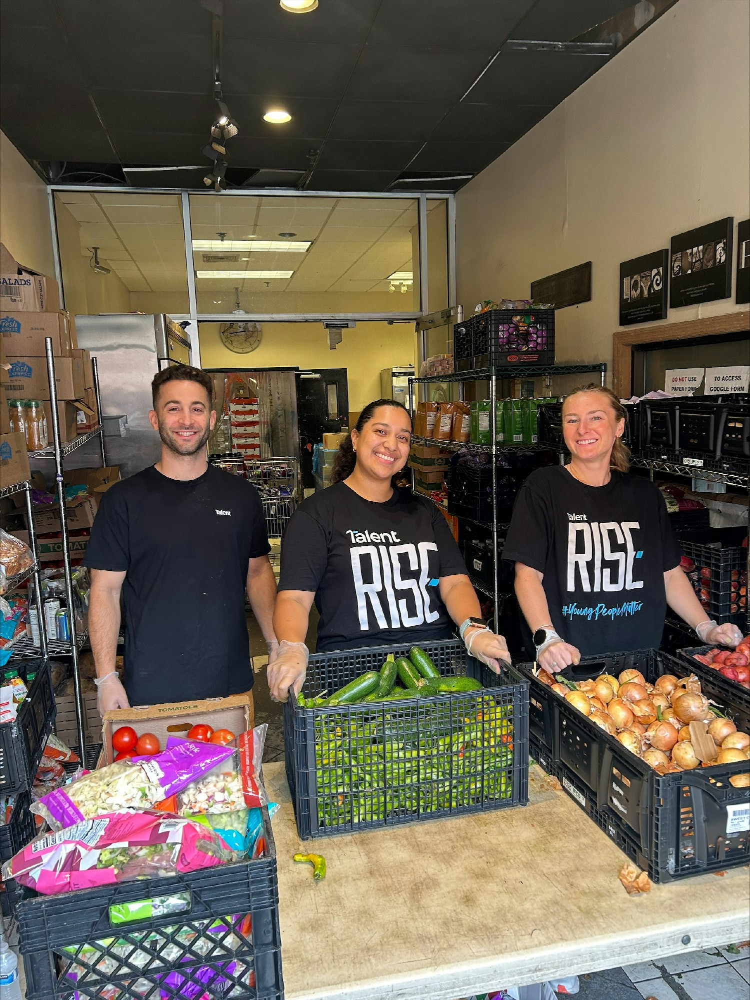 Rise Day 2024 - Volunteering day where we partnered with 9 Million Reasons to feed New Yorkers.