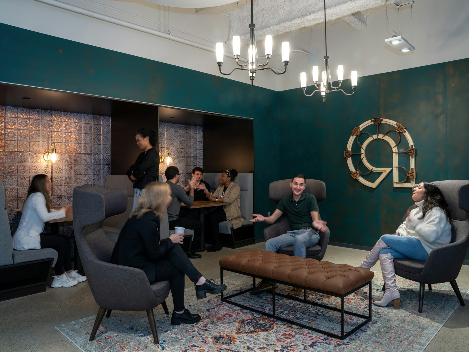 Collaborative spaces allow teammates to connect